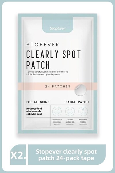 StopEver Clearly Spot Patch 48Li Band I Anti-Acne / Band with Hydrocolloid, N...