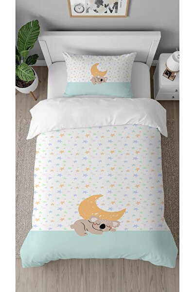 GREENDECOR Cute Koala Patterned Digital Printed Special Design Single Children's Duvet Cover Set Without Sheets