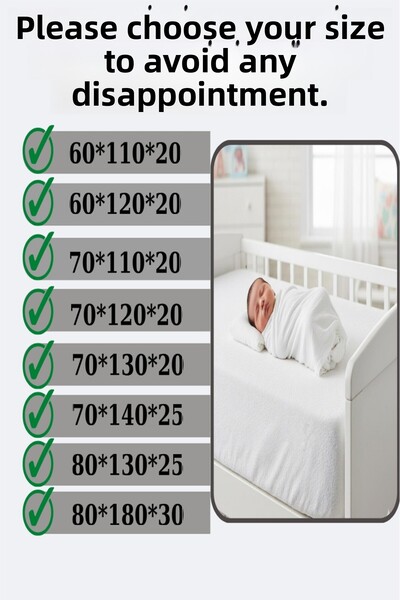 OZNHOME مرتبة سرير للأطفال، مرتبة سرير للأمهات، مرتبة سرير لا تسبب الحساسية