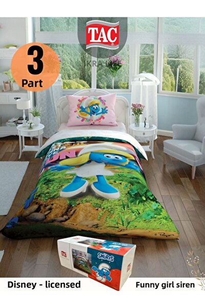 Taç Sirine Funny Girl Disney Single Duvet Cover Set