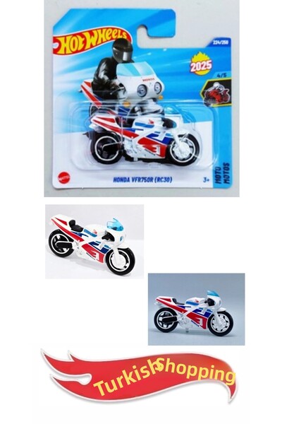HOT WHEELS محرك هوندا Vfr750r بمقياس 1:64