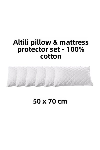 SC HOME Saltele de pernă cu fermoar Züka 6 piese - Protector matlasat