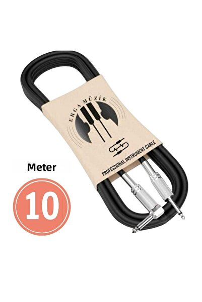 Erga Müzik Cablu jack pentru chitară 10M-32,8ft STRAIGHT/L Cablu jack compati...