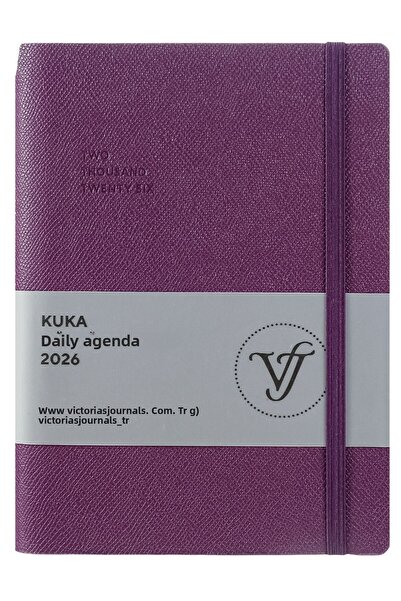 Victoria's Journals Agenda zilnică Kuka 2026 A5 (14x21cm) Copertă flexibilă I...