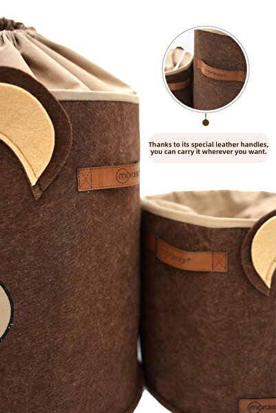 mordesign صندوق تخزين، منظم للغسيل/الألعاب داخل الخزانة، سلة صغيرة متعددة الأغراض للأغراض المتسخة، سلسلة موربير