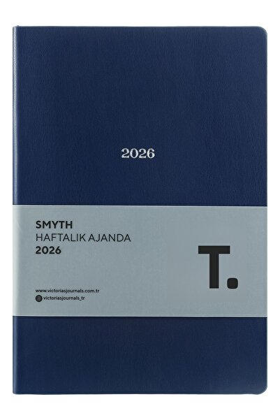 Victoria's Journals Agenda săptămânală Smyth 2026 A5 (14x21cm) Copertă flexibilă Ivory 80 gr.