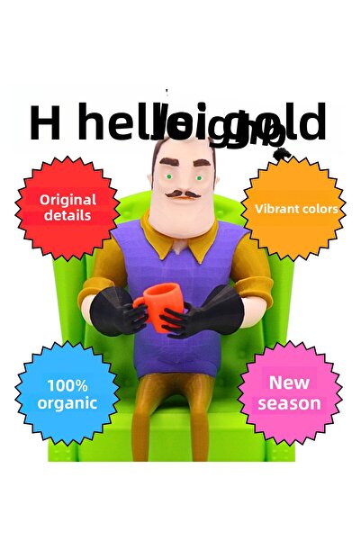hello neighbor لعبة هيلو نايبر، شخصية بيترسون، تفاصيل أصلية، تصميم عالي الجودة
