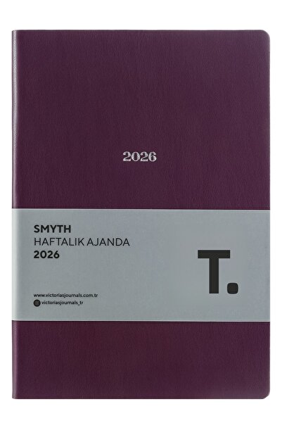 Victoria's Journals Smyth 2026 Седмичен дневник A5 (14x21cm) Мека корица Слон...