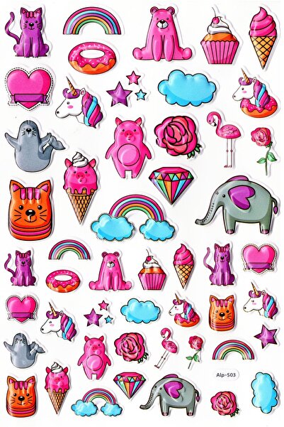 Limmy Αυτοκόλλητο ανάγλυφο σημειωματάριο μεγέθους Α4, αυτοκόλλητο Planner-(li...