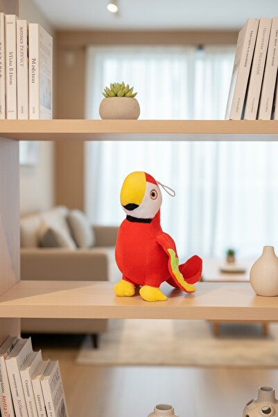 hak-iş oyuncak Cute Colorful Plush Parrot Toy – 20 cm Soft Plush Bird