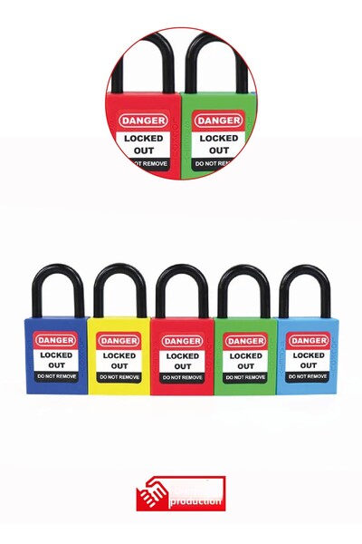 BBU Safety Equipment Bbu Safety Security Lock Plastic Hook 38 mm |   Industri...