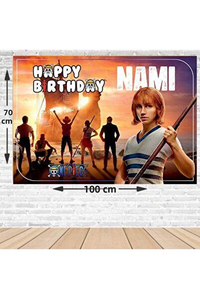 Parti Dükkanım Πανό Γενεθλίων One Piece Πειρατής NAMI 70*100 εκ.