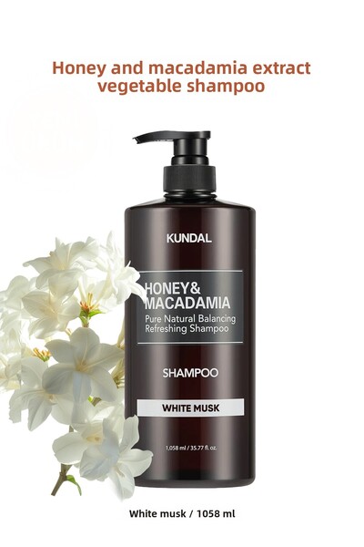 Kundal شامبو الشعر المضاد للكسر KUNDAL Honey & Manuka 1058 مل المسك الأبيض