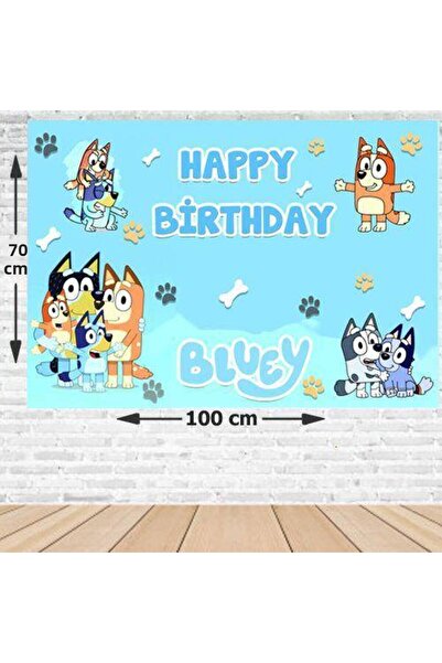 Parti Dükkanım Πανό γενεθλίων Bluey 70*100 εκ.