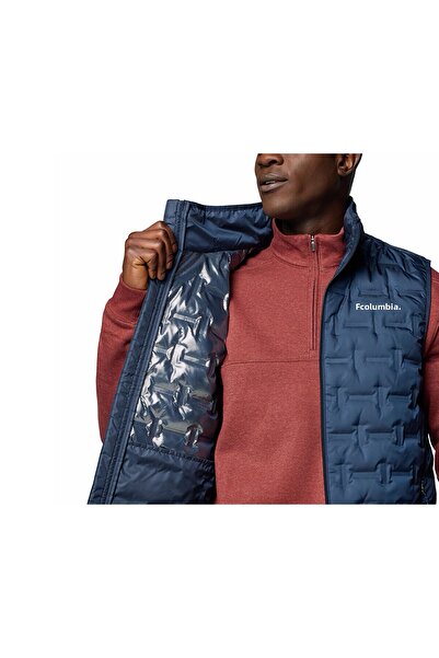 Columbia Delta Ridge ™ Ii down Vest Men's Outdoor Vest 2086261464 Navy Blue