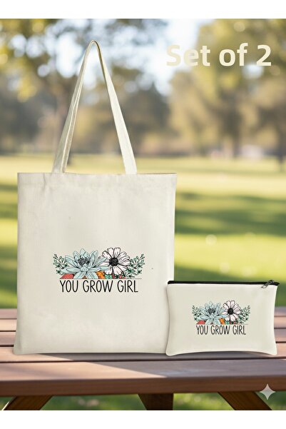 Boom town Cloth Bag - Pen Holder Set, Set of 2