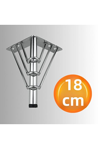 CAN METAL Picioare din metal cu 3 fire de 18 cm pentru scaune, mobilier, unit...