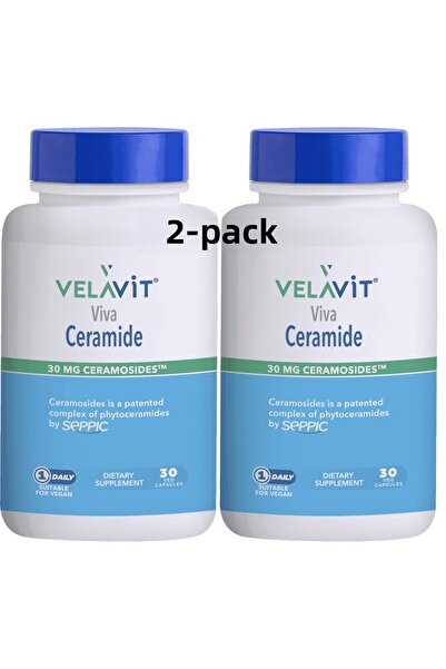 Velavit فيفا سيراميد 30 كبسولة، عبوة من قطعتين