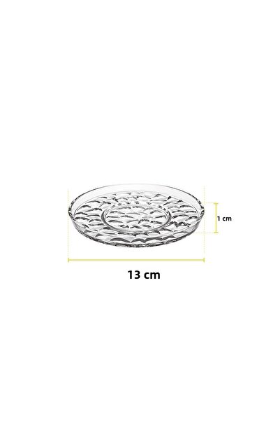 Perotti رينجو ستون لوستر - مجموعة من 6 أطباق شاي أنيقة