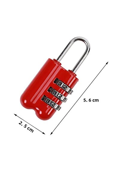 Weather Forecast 23 mm 3-Digit Combination Locker Luggage Bag Lock Padlock Cin536Krx