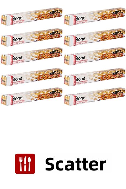 Broken Stone ورق خبز معبأ في علبة 37 سم × 8 متر سهل الاستخدام في المطبخ (عبوة من 10 قطع) '80 متر'