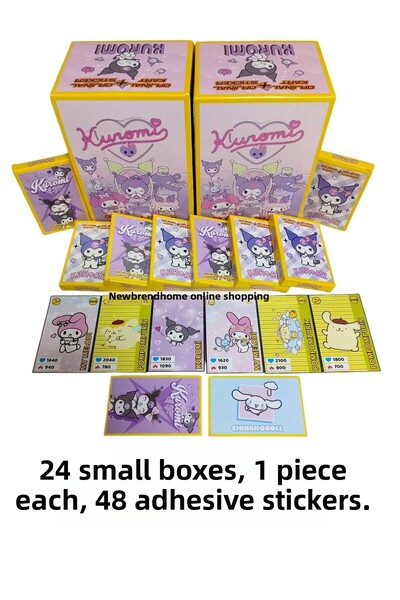 Emrah Gültekin سلسلة بطاقات لعب شخصيات كورومي الجديدة (24 صندوق صغير، 144 قطع...