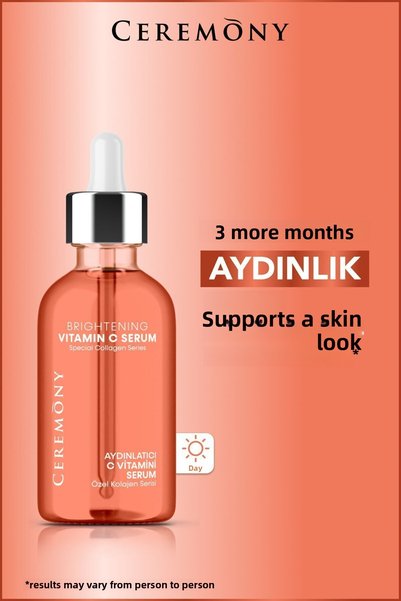 Ceremony Moisturizing Hyaluronic Acid + Revitalizing Vitamin C Skin Care Serum 30 ml