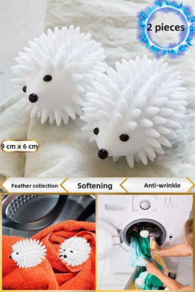 Hombak 2 Hedgehog Design Перална машина Събирач на мъх Анти-гънки Омекотител ...