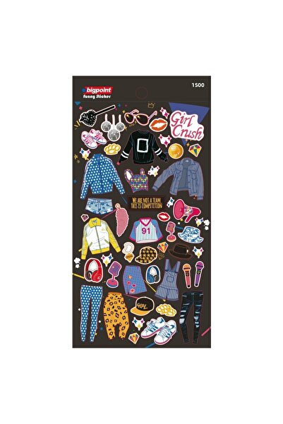 Bigpoint Autocolant pentru îmbrăcăminte pentru fete x 15 bucăți