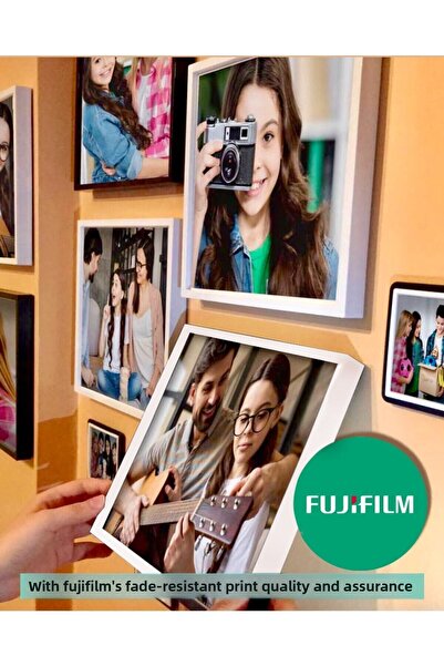 Baskıkafası Wall Sticking Detachable White Frame Set of 6 20X20 cm (Send Photo, Let It Happen)