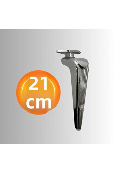 CAN METAL Picioare metalice de 21 cm pentru scaune, mobilier, unitate, consol...