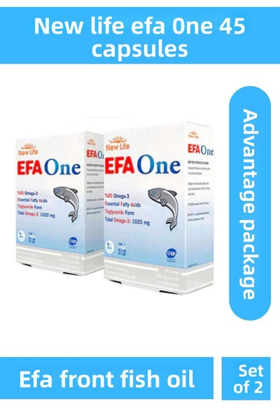 New Life إيفا ون أوميغا-3 45 كبسولة 2 قطعة