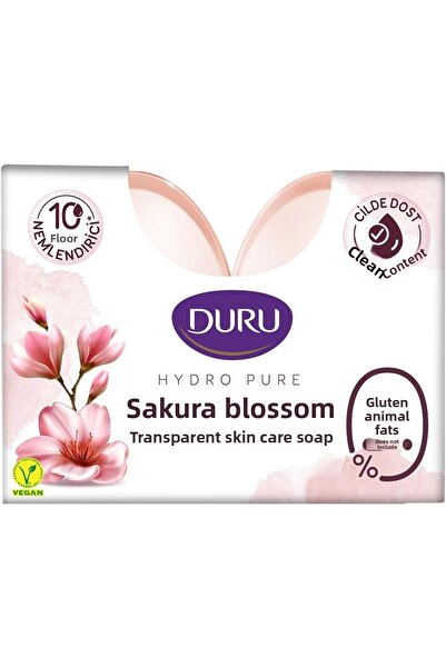 Duru صابون هيدرو بيور ساكورا شفاف للعناية بالبشرة 2 × 135 جرام = 270 جرام