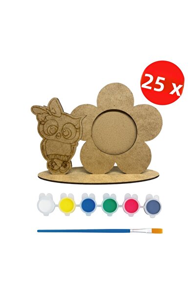 KİDOSE مجموعة أنشطة رسم البومة - نشاط للمدرسة، رياض الأطفال، الدورات (25 قطعة)