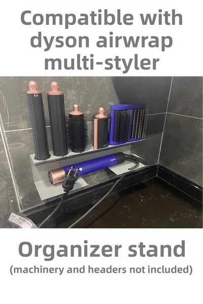 Revenge Dyson Airwrap Multistyler Compatibil Organizator Aparat Stand Gri Beton