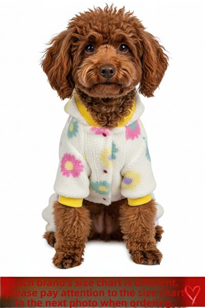 Barneystore Cat Dog Plush Hooded Jumpsuit (Snapback, 1-14 kg)