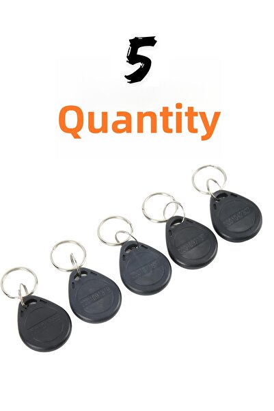 Rabelix Online Marketing 5 Pcs Chip Key Keyfob Token Bead Keychain for Building Entrance Doors Smart Lock