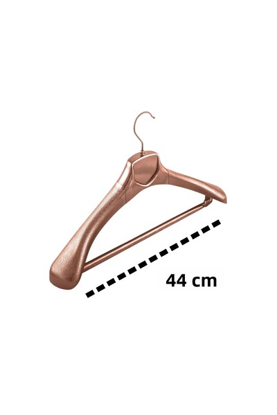 Manken İstanbul 10 Pcs Household 44 cm Coated Plastic Coat Hanger Buluz Hanger Clothes Hanger Clothing Hanger