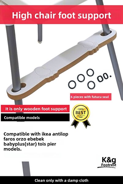 K&G foot rest Suporturi pentru suport pentru picioare pentru scaun înalt cu g...