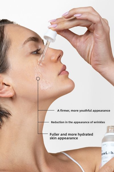 the newlab. 10% Argireline and Copper Peptide Anti-Wrinkle Facial Serum 30 Ml, Anti-Crow's Feet, Anti-Mimicry and Fine Line Appearance, Firming, Moisturizing Peptide Care Serum
