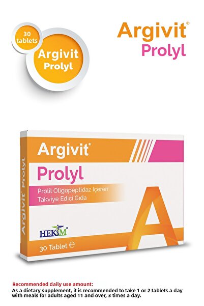 Argivit Prolyl Oligopeptidase Containing Food Supplement 30 Tablets