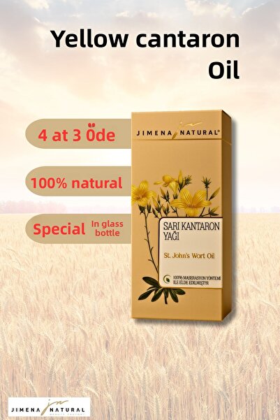 Jimena Natural زيت نبتة سانت جون الطبيعي 100٪ معصور بالضغط 30 مل
