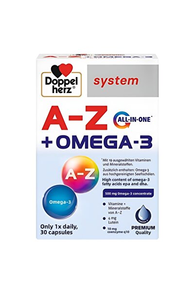 Doppelherz System A-Z + Omega-3 30 Capsules