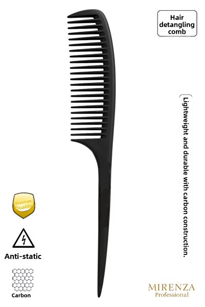 mirenza cosmetic مشط احترافي مضاد للكهرباء الساكنة لفك وتسريح الشعر - فك تشابك الشعر