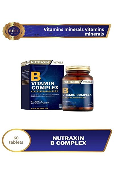 Nutraxin B Complex Vitamin 60 Capsules Skt2026