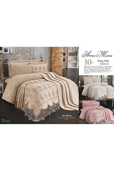 by acar home paris طقم زينة العروس آنا ماريا مكون من 10 قطع