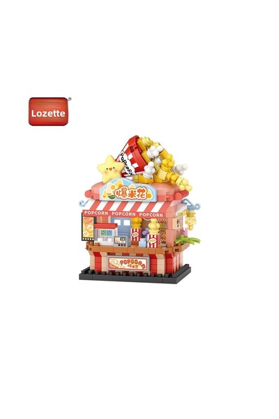 FABBA TOYS LZ-8851 متجر الذرة LOZ لعبة مكعبات مكونة من 360 قطعة