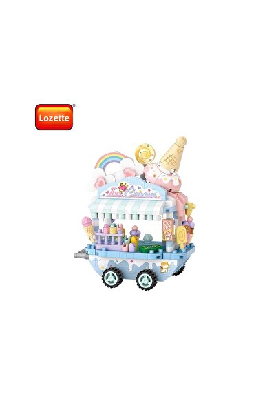 FABBA TOYS Lz-8854 Loz Ice Cream Cart 300 Pieces Block Toy