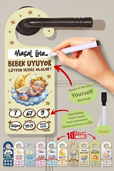 cici magnet www.cicimagnet.com Angel Baby Themed Baby Is Sleeping Let's Be Qu...