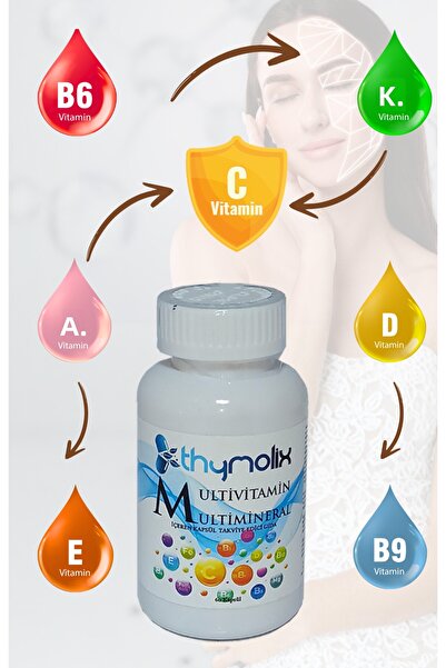 THYMOLIX كبسولات الفيتامينات والمعادن المتعددة 60 كبسولة